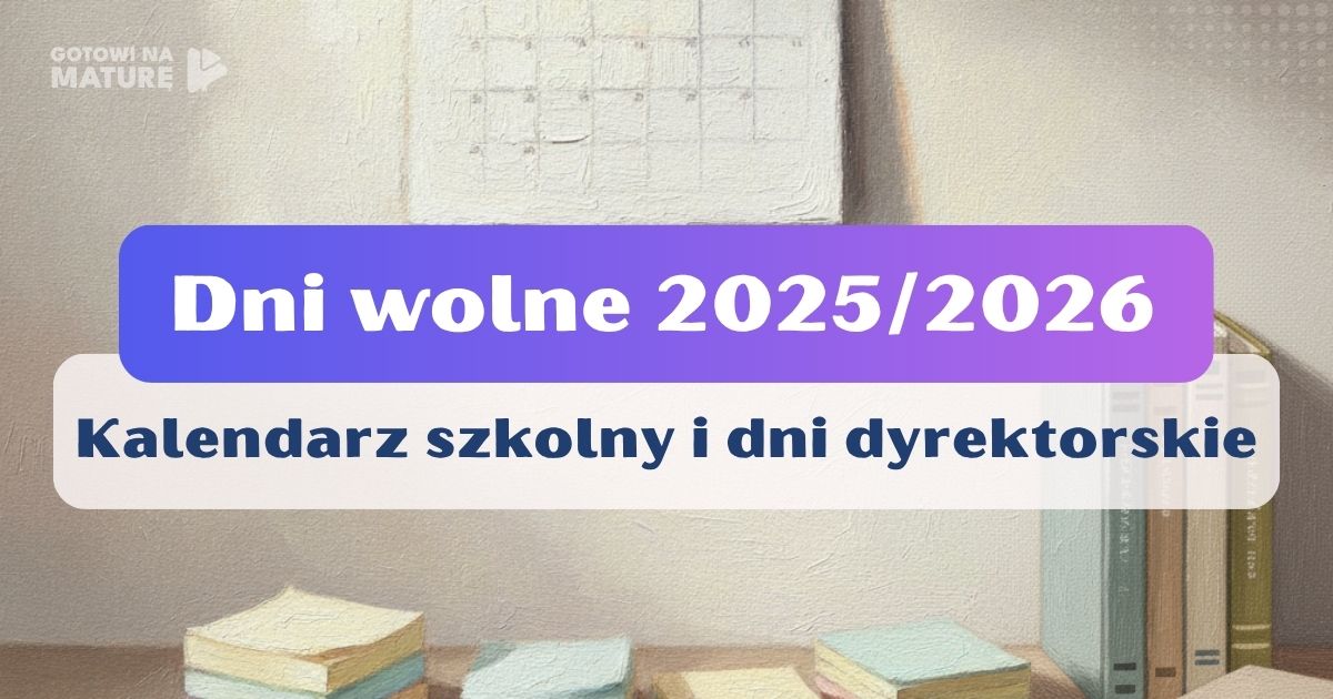Dni wolne od szkoły 2025/2026