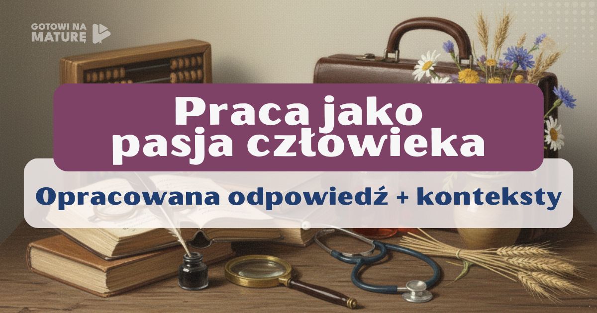 Praca jako pasja człowieka