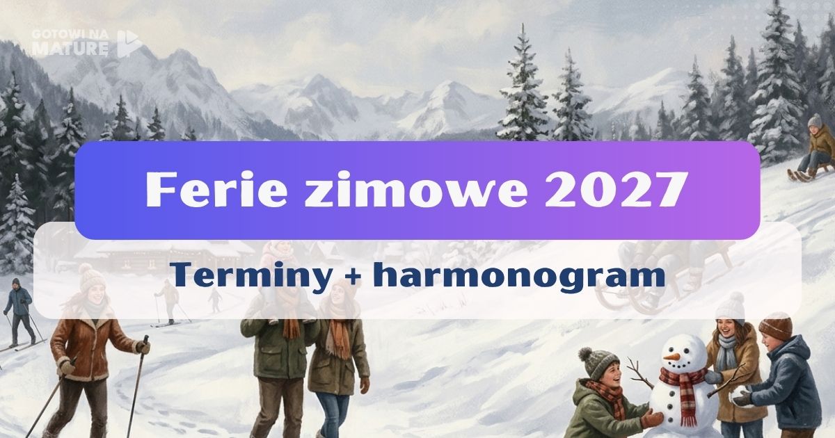 Kiedy ferie zimowe 2027?