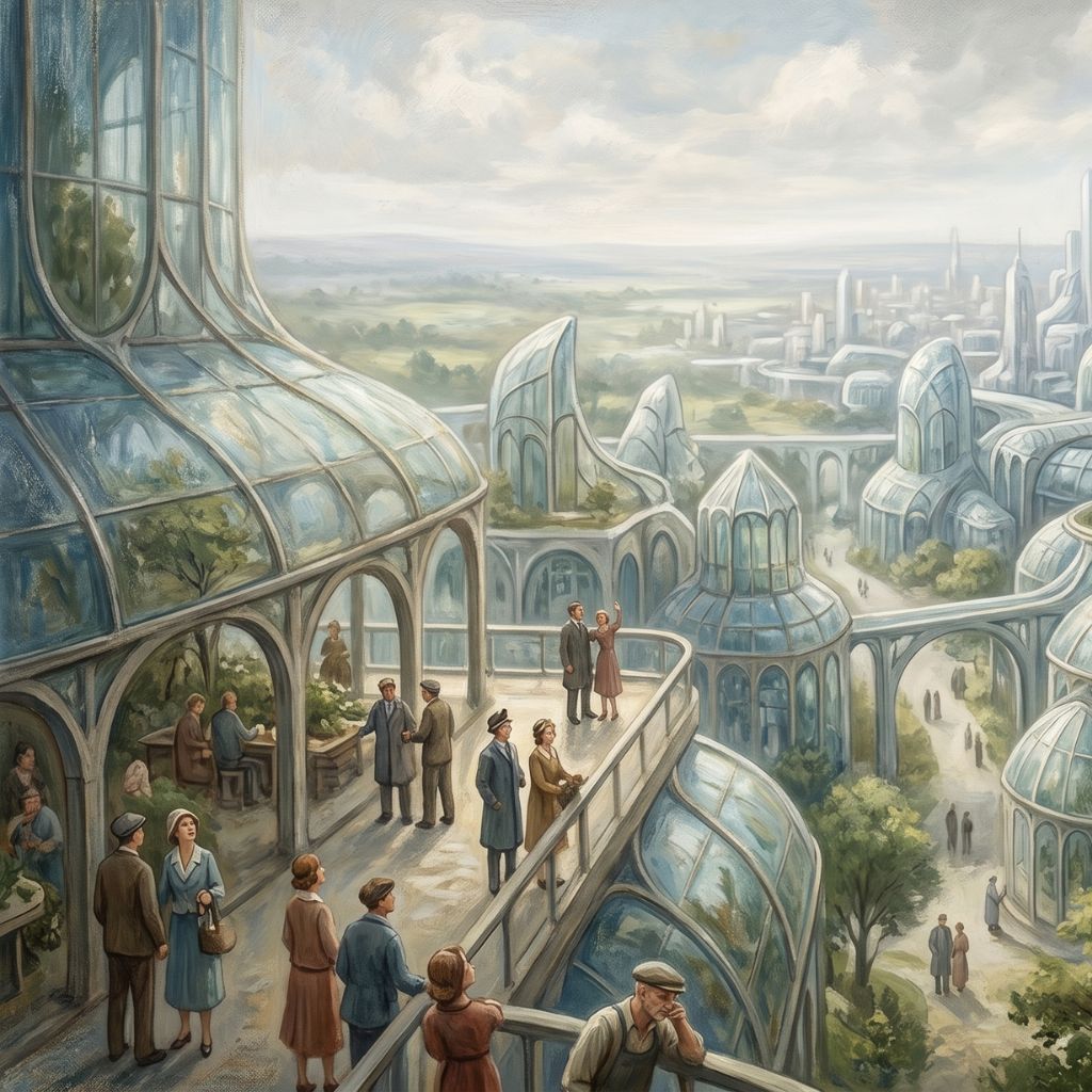 Utopijna wizja szklanych domów z "Przedwiośnia"
