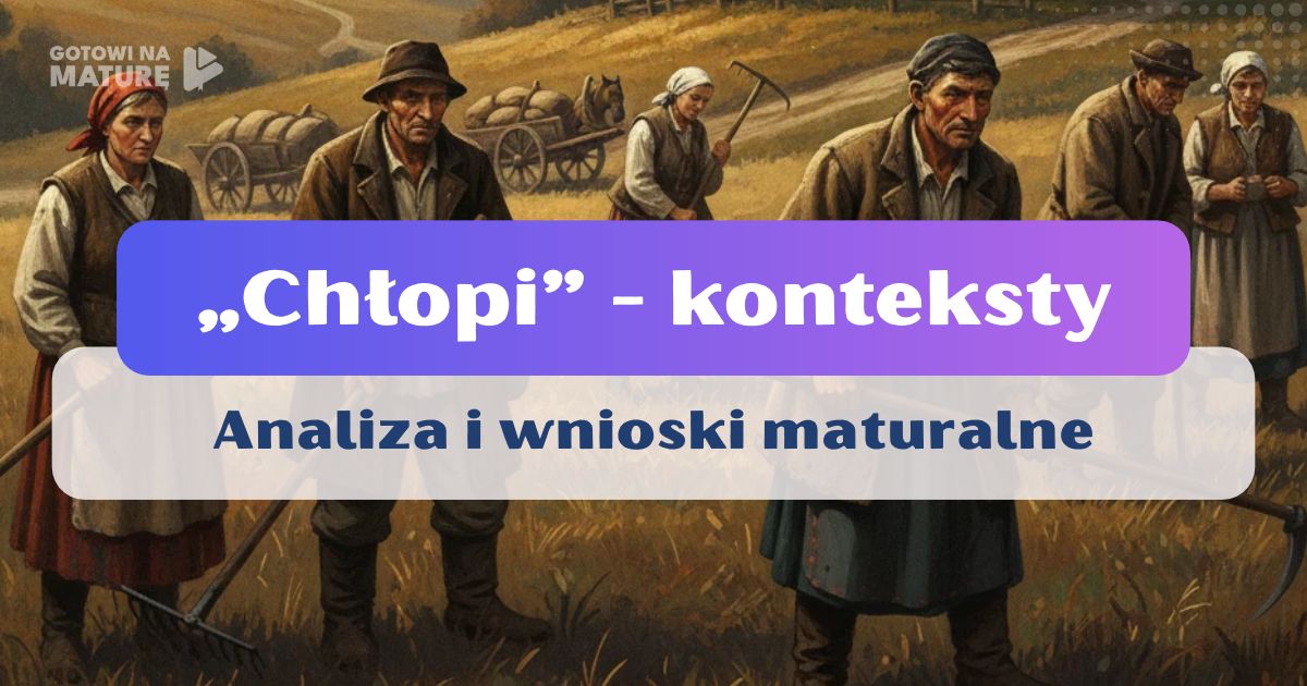 Konteksty w „Chłopach”