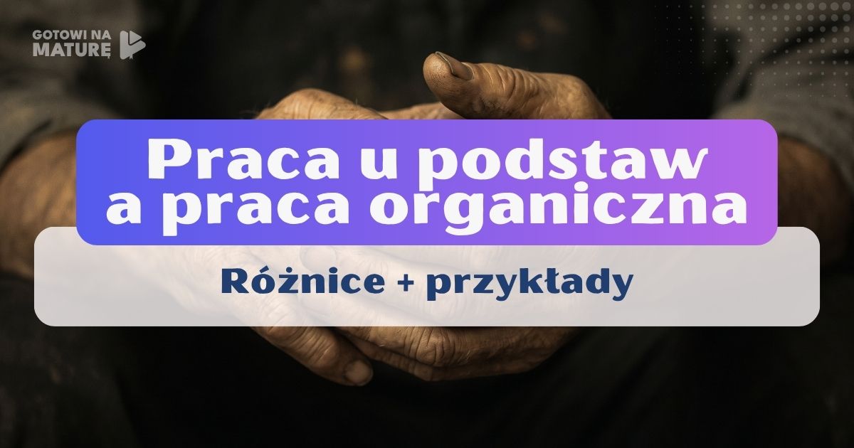 Praca u podstaw a praca organiczna w „Lalce”